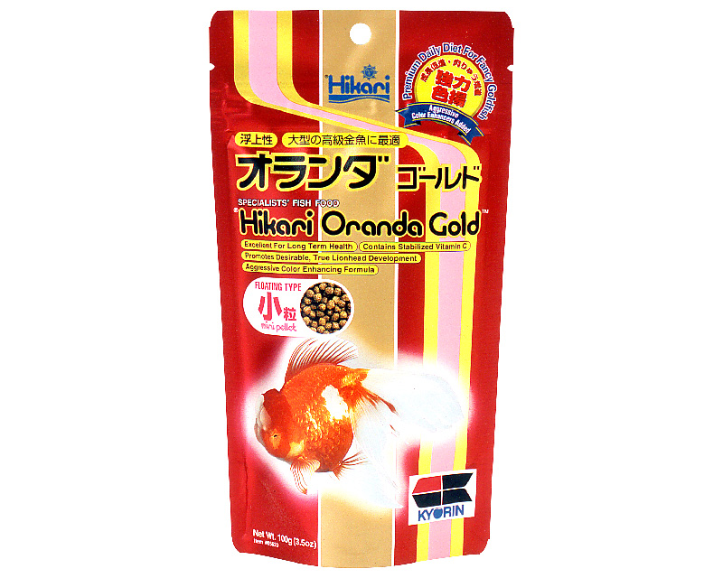 Hikari Oranda Gold 100 g | Alimento Flotante para Realzar Color y Forma