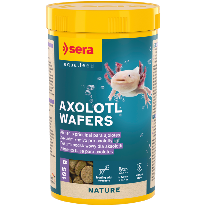 Sera Axolotl Wafers | Alimento Principal para Ajolotes
