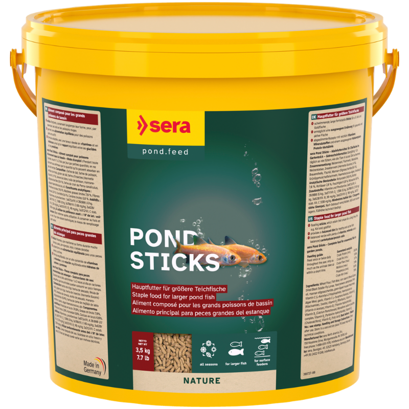 Sera Pond Sticks | Alimento Principal para Peces Grandes de Estanque