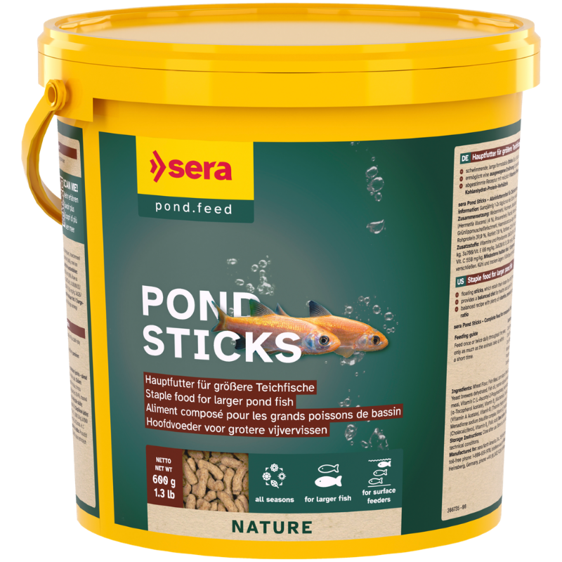 Sera Pond Sticks | Alimento Principal para Peces Grandes de Estanque