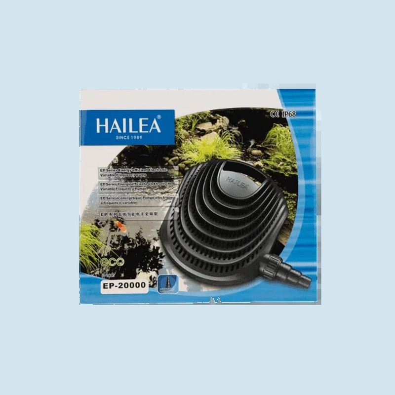 Bomba sumergida Hailea EP para estanque de koi con cesta de prefiltrado